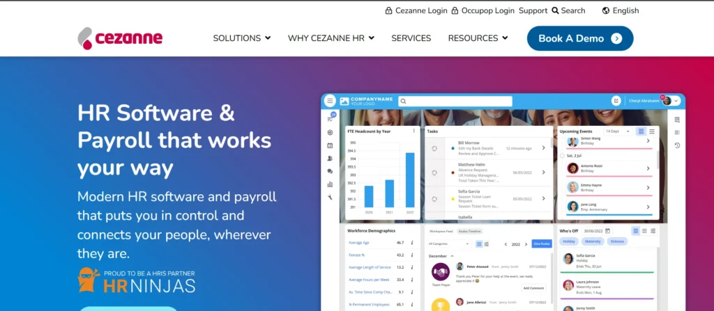 HR management tool - Cezanne HR