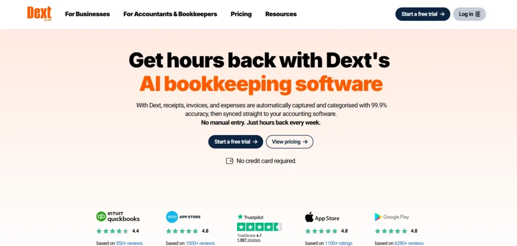 Accounting Software for Small Businesses - Dext