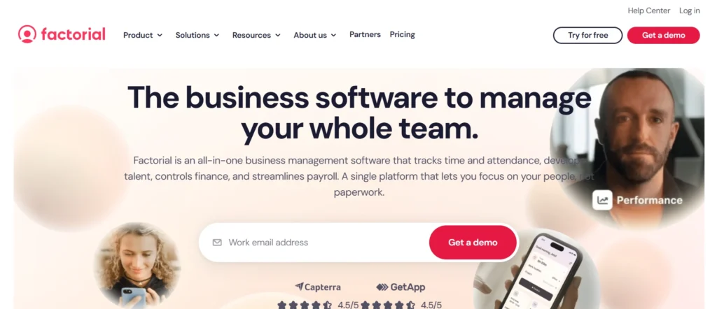 HR management tool - Factorial HR
