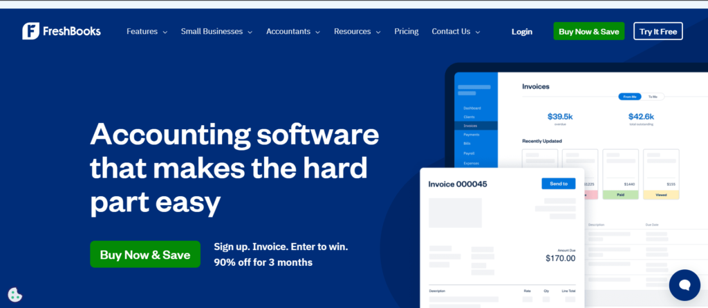 Accounting Software for Small Businesses – FreshBooks
