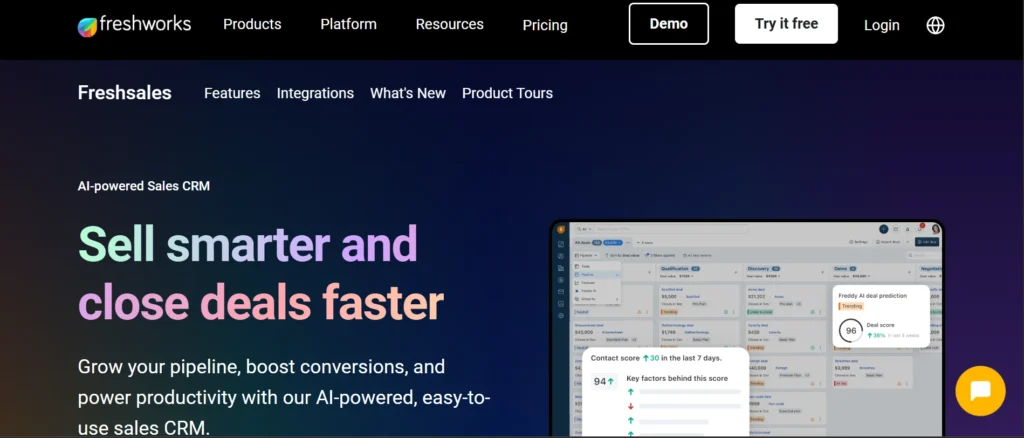 CRM Software for Small Business Owners - Freshsales