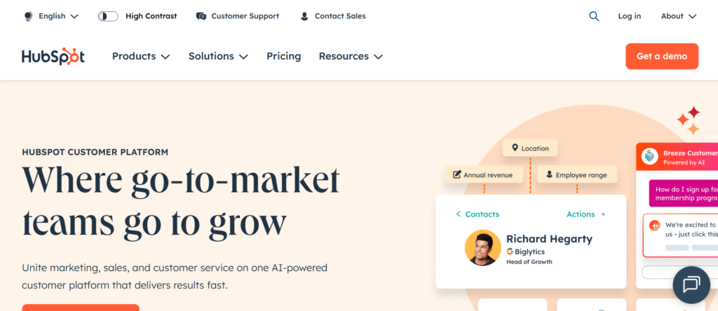 CRM Software for Small Business Owners - HubSpot CRM