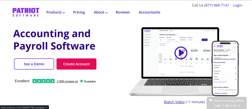 Accounting Software for Small Businesses – Patriot Accounting
