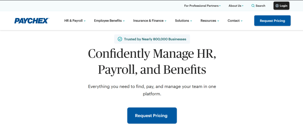 HR management platform - Paychex Flex