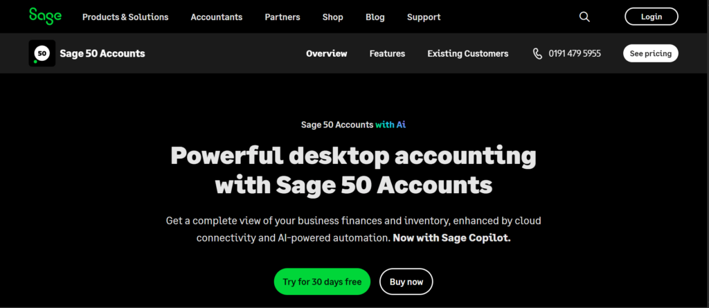 Accounting Software for Small Businesses – Sage Business Cloud
