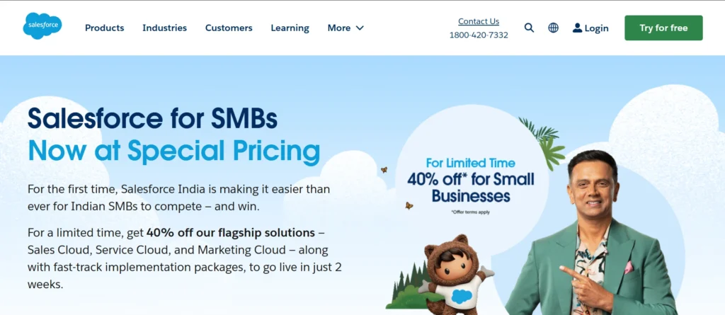 CRM Software for Small Business Owners - Salesforce