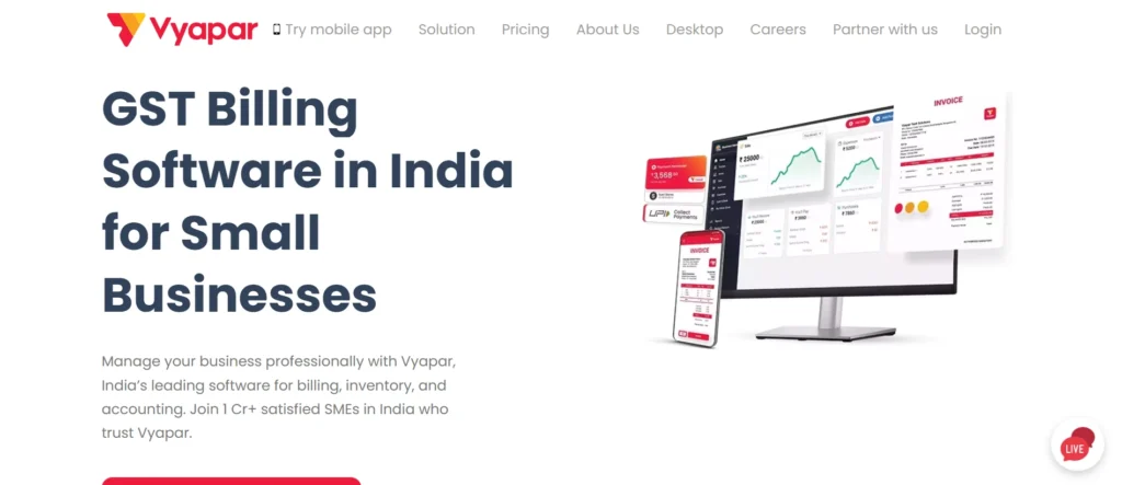 Accounting Software for Small Businesses – Vyapar
