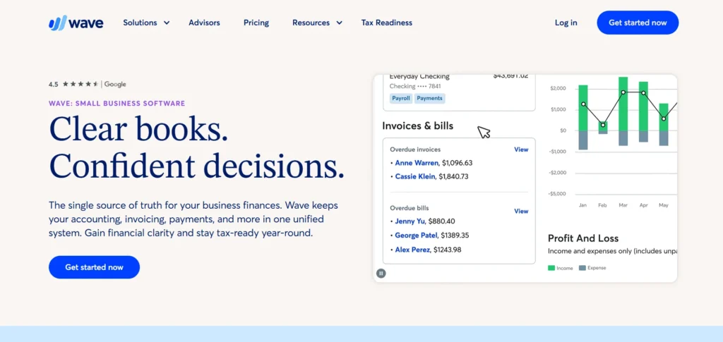 Accounting Software for Small Businesses - Wave