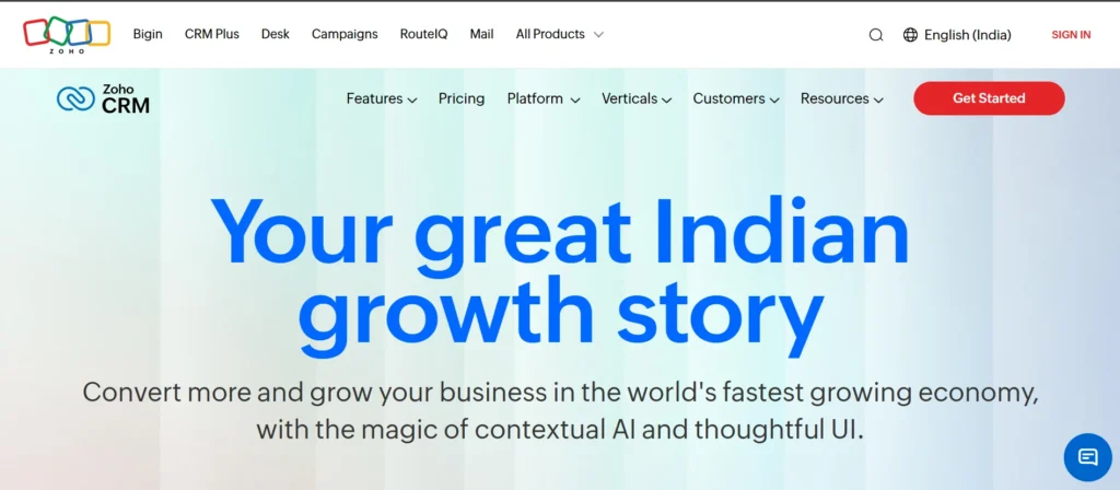 CRM Software for Small Business Owners - Zoho CRM