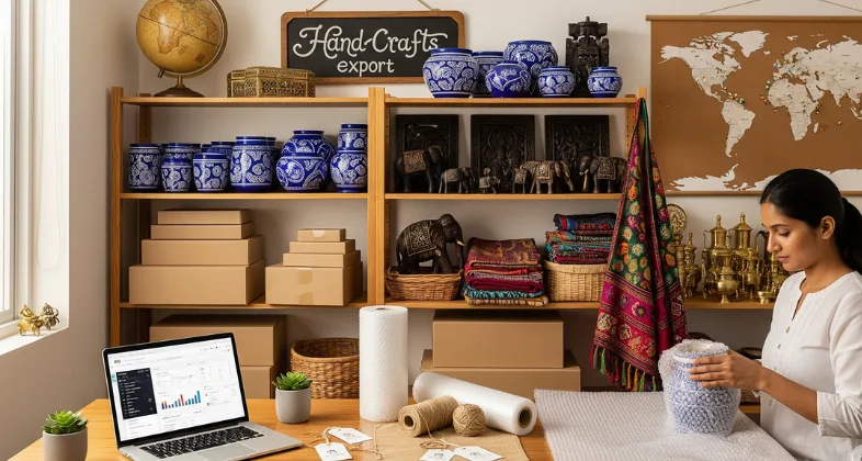 Small Business Ideas in Lucknow - Export of Handicraft or Internet Store