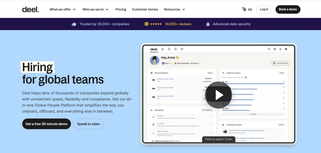 AI HR Software - Deel