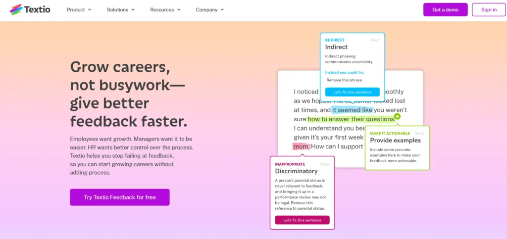 AI HR Software - Textio
