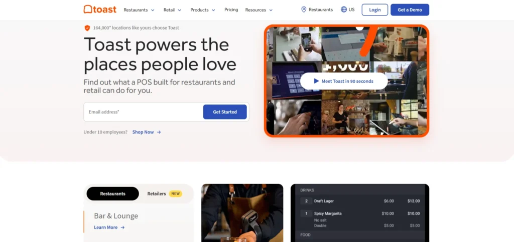 POS for Small Business - Toast