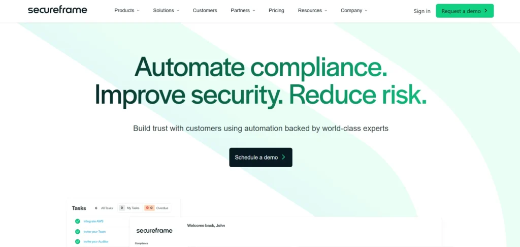 Complia​nce Man‍age‌ment‍ Software - Secur‌eframe