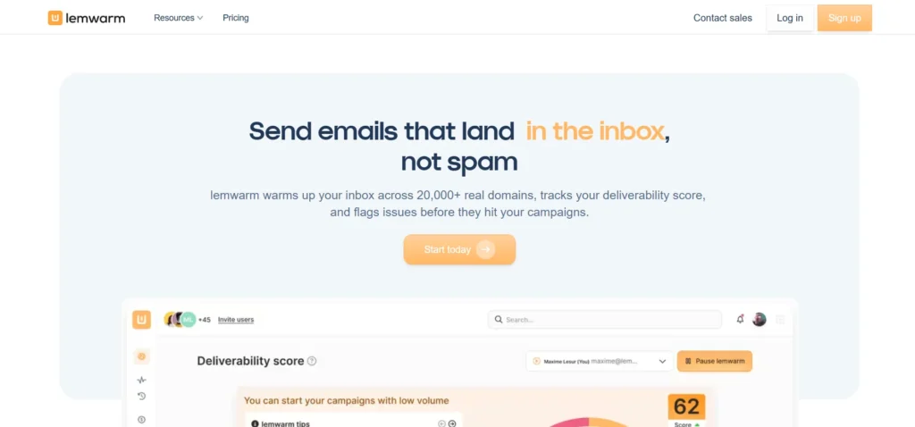 Email Warm-Up Tool - Lemwarm