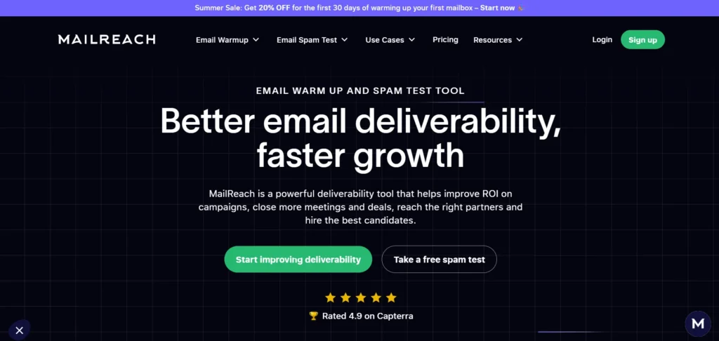 Email Warm-Up Tool - MailReach