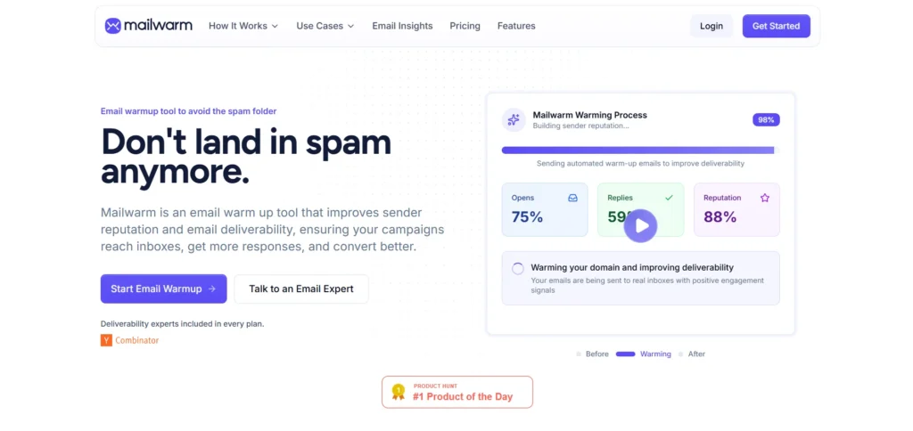 Email Warm-Up Tool - Mailwarm