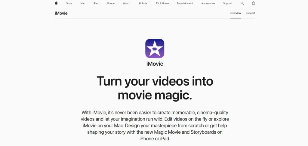 Video Editing Software for Beginners - iMovie