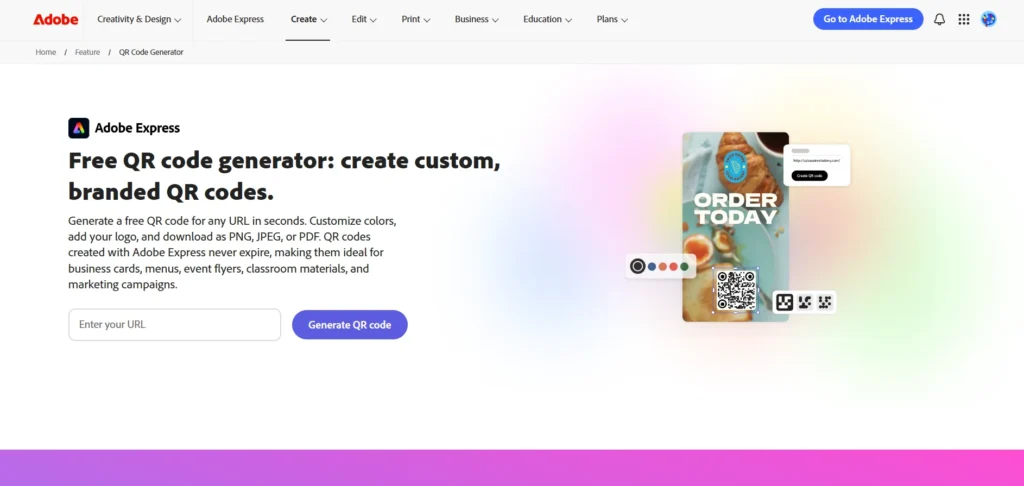 QR Code Generator - Adobe Express QR Code Generator