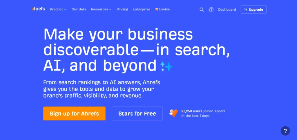 Competitor Analysis Tool - Ahrefs
