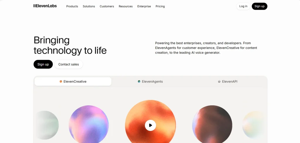 Generative AI Tool - ElevenLabs