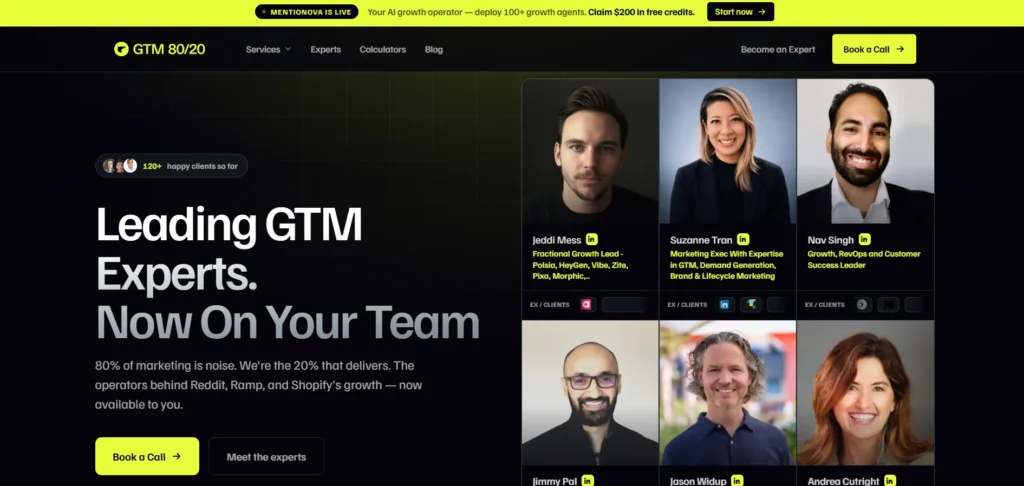 B2B Marketing Agencies for SaaS Company - GTM 8020