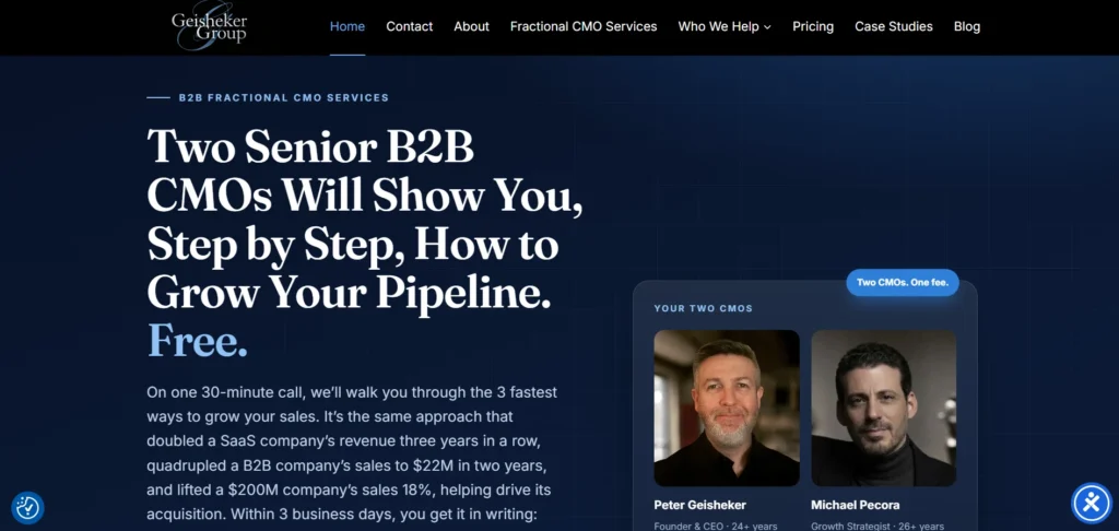 B2B Marketing Agencies for SaaS Company - Geisheker Group