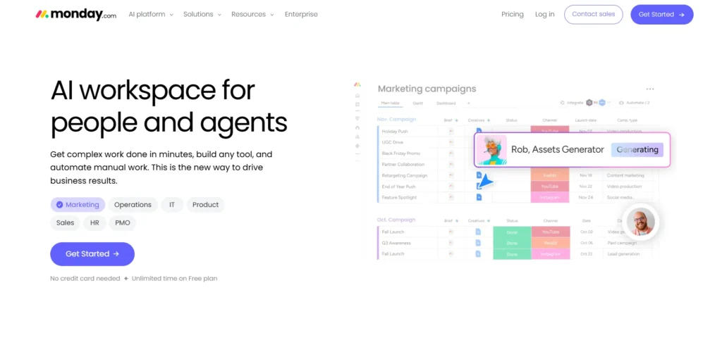 Team Collaboration Tool - Monday.com